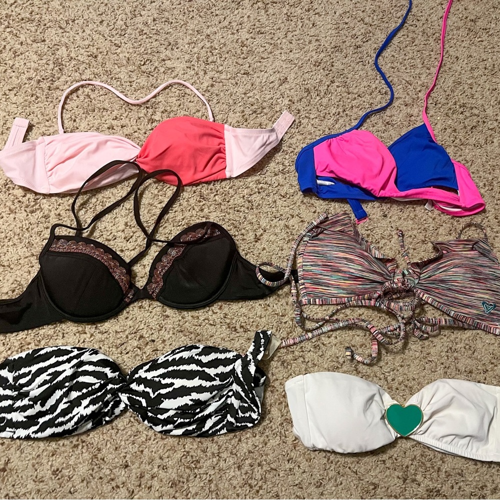 Bathing Suit Top Bundle- Size Small - image 1